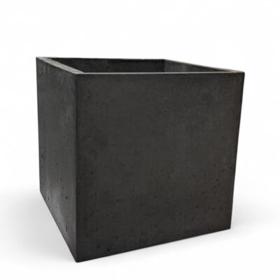 Donica Caldea czarna 60x60x60 kwadratowa