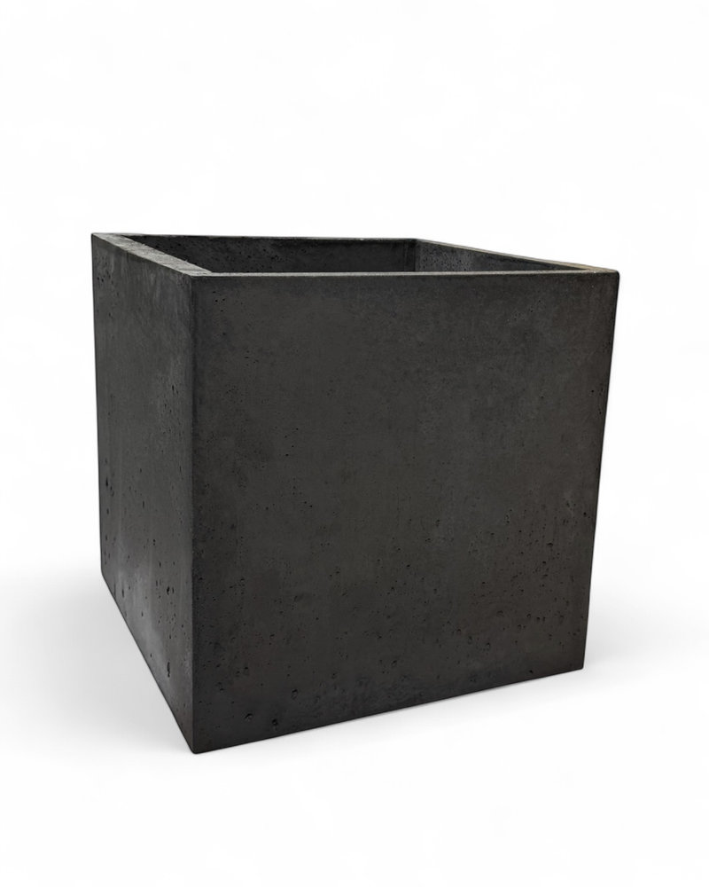 Donica Caldea czarna 60x60x60 kwadratowa