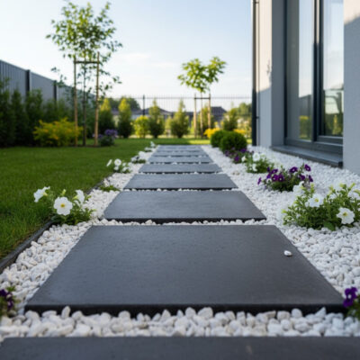 Płyta betonowa nawierzchniowa czarna 90x60x4 ogrodowa