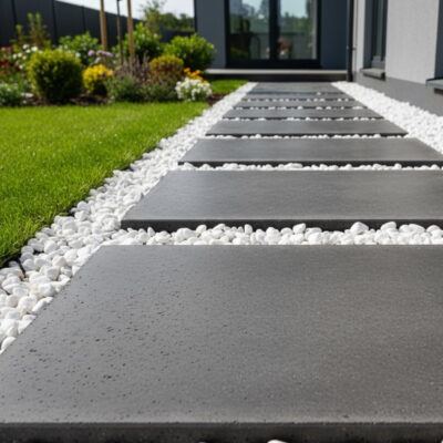 Płyta betonowa nawierzchniowa czarna 120x60x4 na zewnątrz