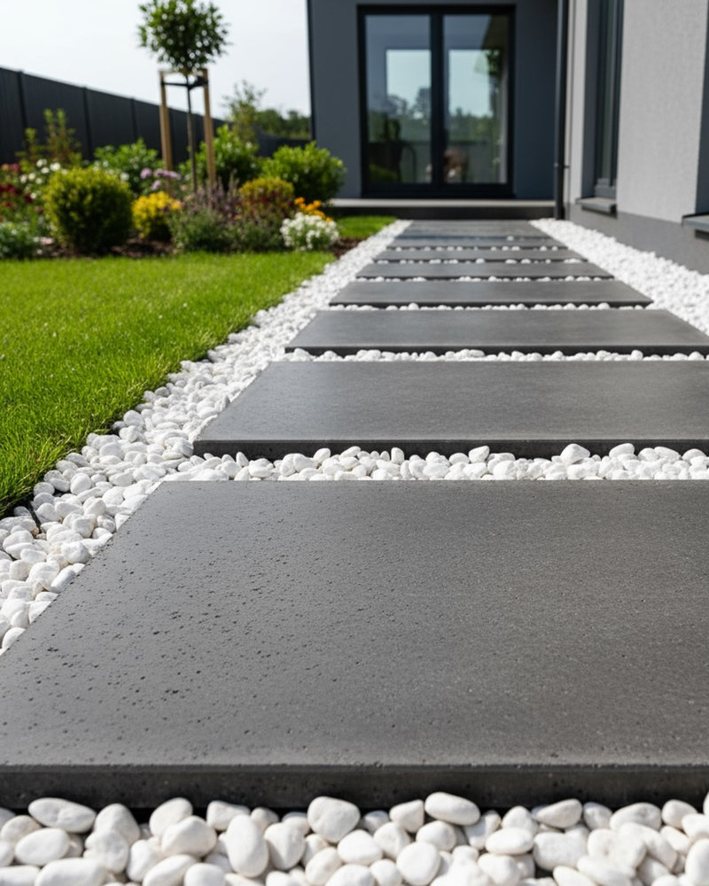 Płyta betonowa nawierzchniowa czarna 120x60x4 na zewnątrz