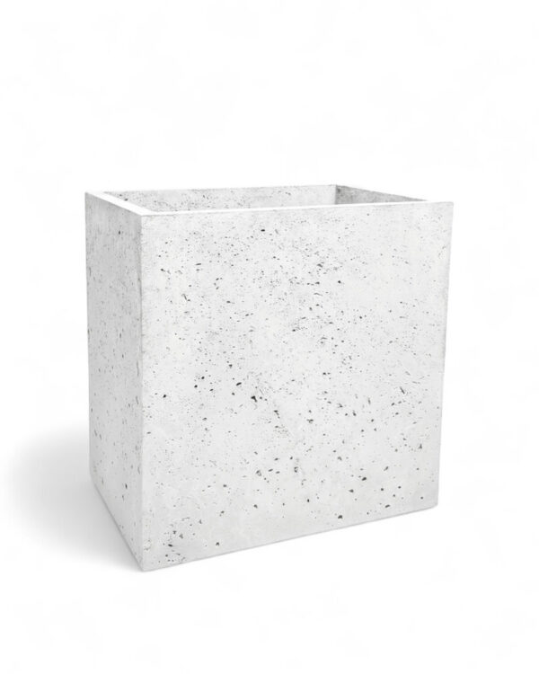 Donica Caldea biała 60x40x60 prostokątna