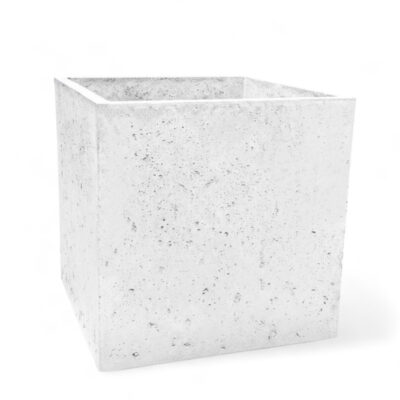 Donica Caldea biała 60x60x60 ogrodowa