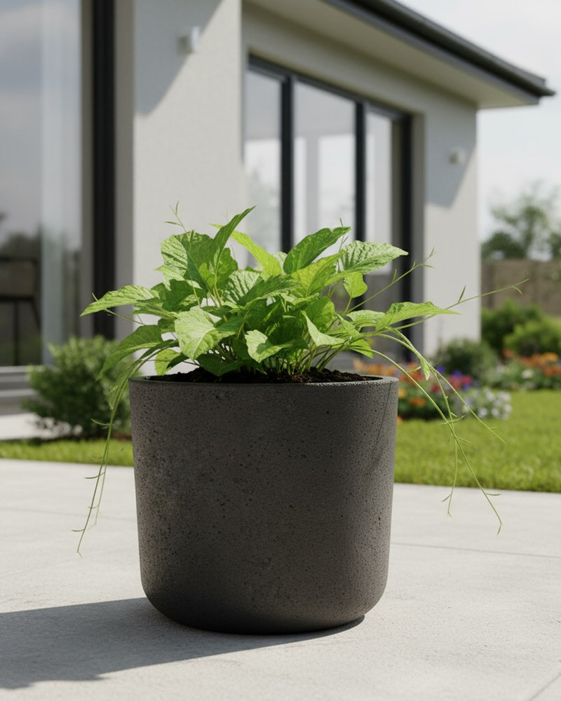 Donica Sphera Czarna 23×20 na balkon