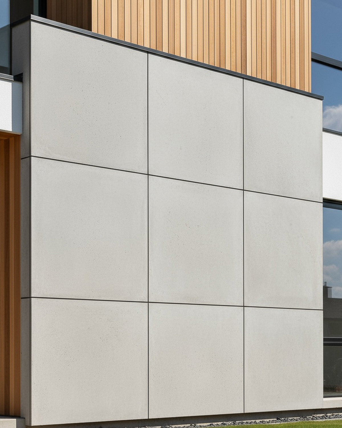 Płyta betonowa architektoniczna Szara 120×120 cm